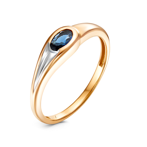 Кольцо, золото, сапфир, 5-3355-103-1К-Сап